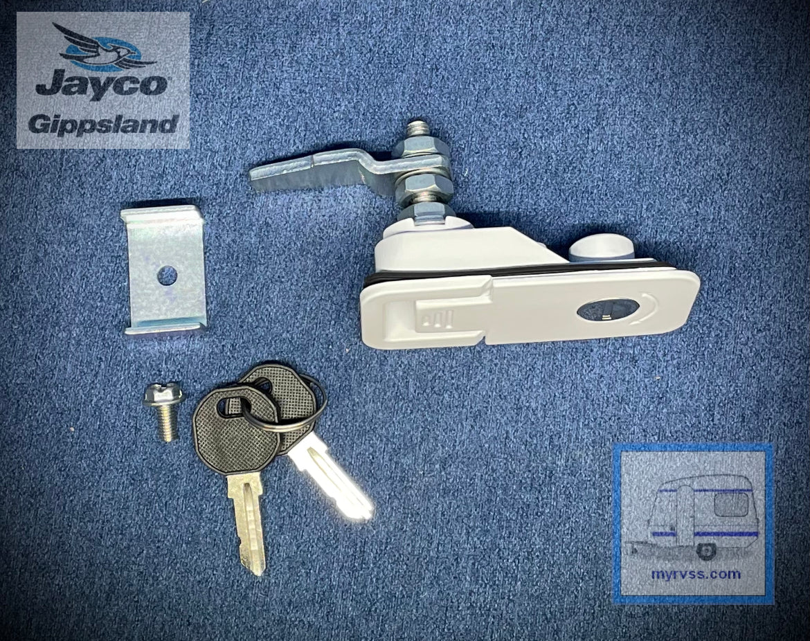 Coast Baggage Door Lock White Jayco Gippsland RV SuperStore