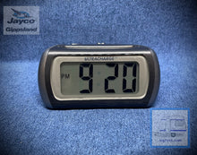 Load image into Gallery viewer, ULTRACHARGE  LCD Alarm Clock - GREY/BLACK