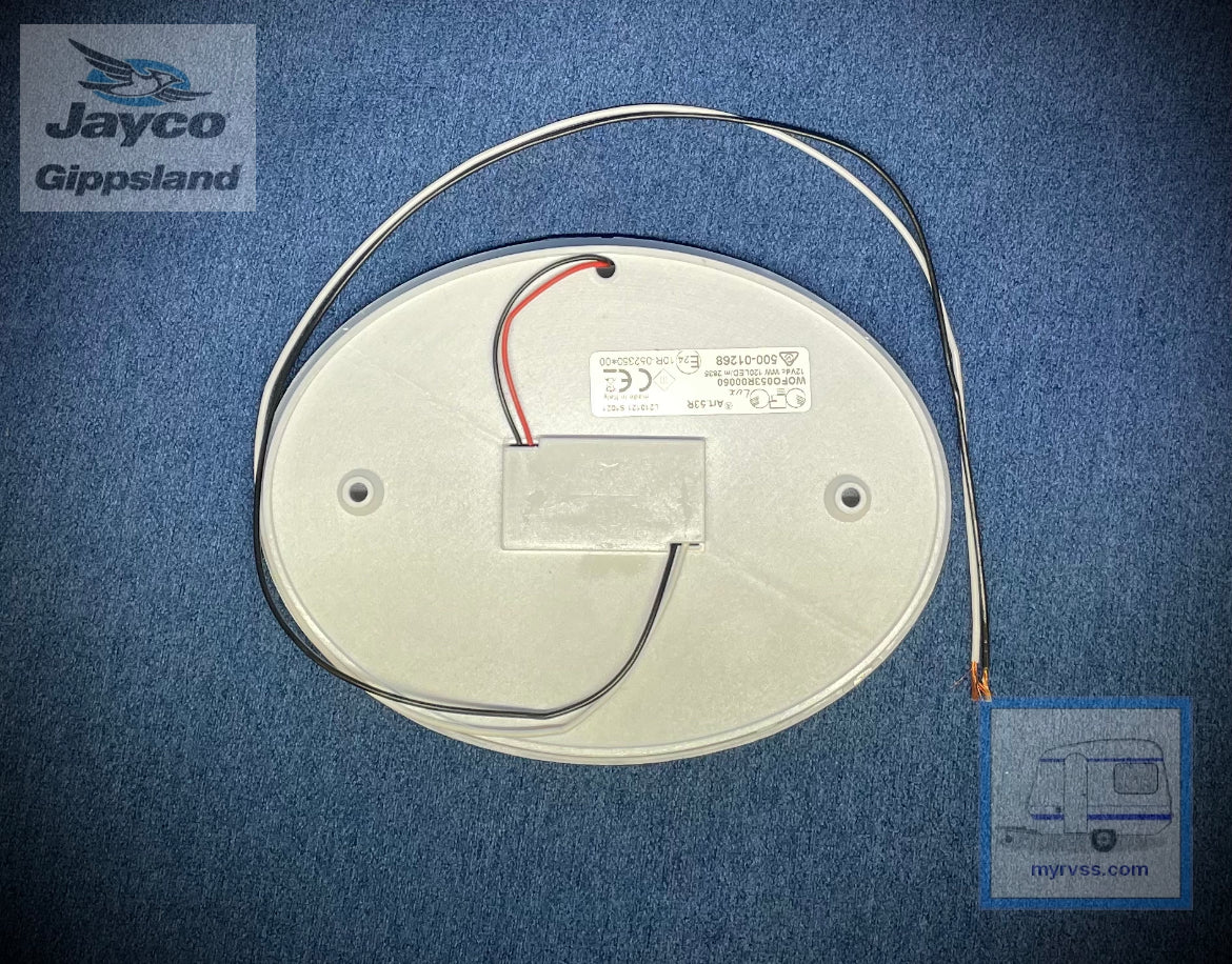 JAYCO Small 53R Ofolux Ceiling Light Jayco Gippsland RV SuperStore