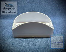 Load image into Gallery viewer, Jayco Rectangular Slanted Marker Light Bracket - White