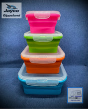 Load image into Gallery viewer, ARV Collapsible Silicone Rectangle Containers 4 Pack