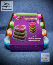 Load image into Gallery viewer, ARV Collapsible Silicone Rectangle Containers 4 Pack
