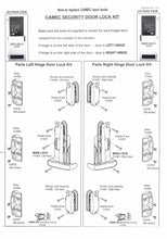 Load image into Gallery viewer, Camec 3 Point Main Door Lock RIGHT Hand Hinge