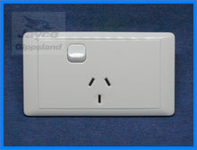 Load image into Gallery viewer, CMS Electrical Single Power Point 240v WHITE