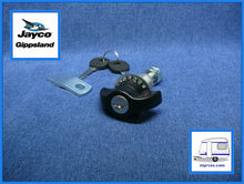 Load image into Gallery viewer, Jayco Black Boot Lid Lock SINGLE + 2 Keys