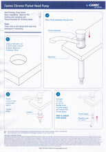 Load image into Gallery viewer, Camec Chrome Plated Hand Pump