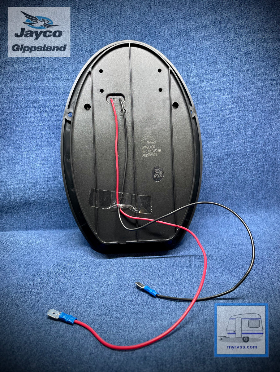 Jayco Grab Handle with LED Light BLACK Jayco Gippsland RV SuperStore