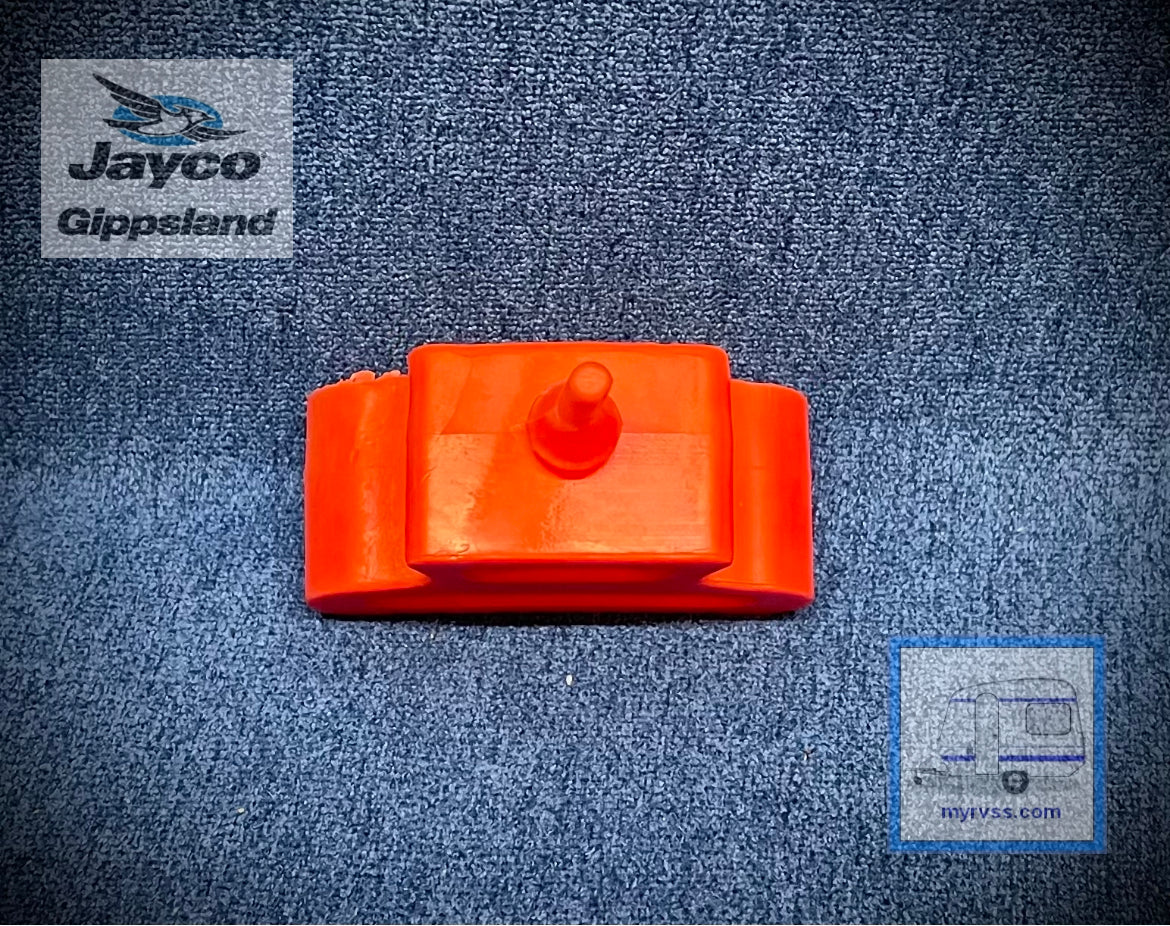 Red Rubber Bed Slat End Cap Jayco Gippsland RV SuperStore