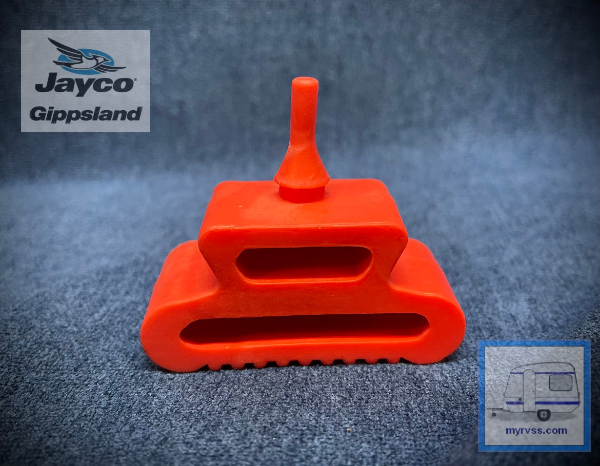 Red Rubber Bed Slat End Cap Jayco Gippsland RV SuperStore