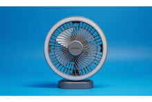 Load image into Gallery viewer, CAMELION Portable Rechargeable Fan &amp; Light

