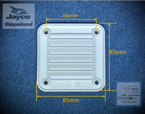 Jayco Small Air Vent 85 x 85mm WHITE