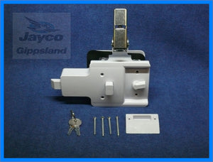 Jayco Camper Door Lock WHITE 2013>