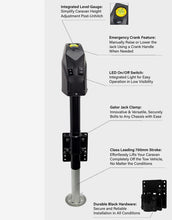 Load image into Gallery viewer, Gator 12v Trailer Jack
