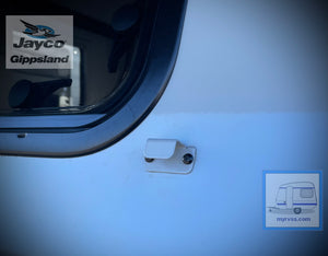 JAYCO Window Shield Lock Keep WHITE