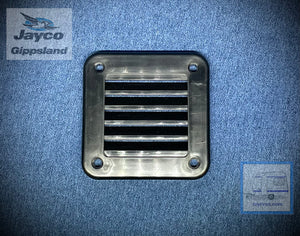 Jayco Small Air Vent 85 x 85mm BLACK