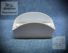 Load image into Gallery viewer, Jayco Rectangular Slanted Marker Light Bracket - White
