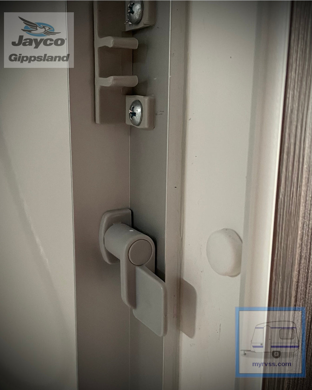JAYCO Shower Door Lock - Grey