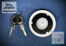 Load image into Gallery viewer, Lockable Water Filler Cap &amp; Keys ONLY -  White
