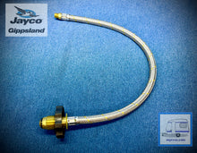 Load image into Gallery viewer, Steer Flexible Pigtail Gas Hose POL - Invert Flare with Handwheel 600mm
