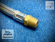 Load image into Gallery viewer, Steer Flexible Pigtail Gas Hose POL - MNPT Flare with Handwheel 600mm
