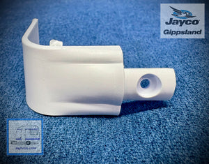 Jayco Front Mould End Cap White RHS