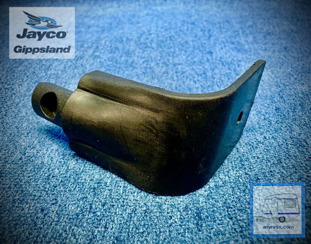 Jayco Front Mould End Cap Black LHS