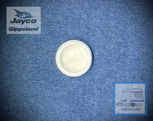 Load image into Gallery viewer, Jayco Bumper End Cap Round WHITE 40mm
