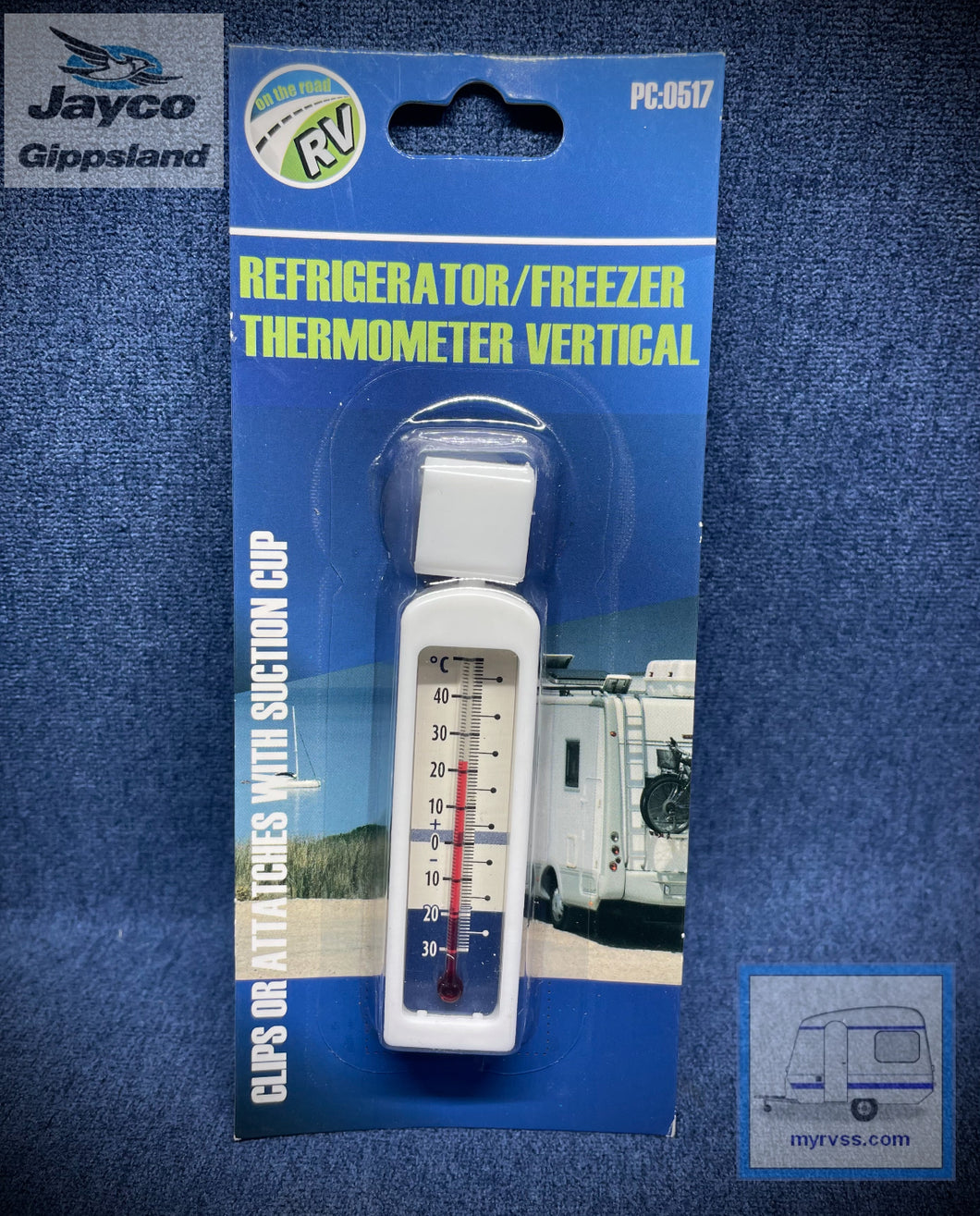 RV Refrigerator/Freezer Verticle Thermometer