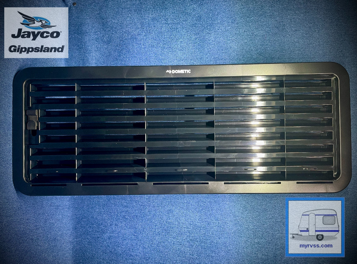 Dometic RV Refrigerator Vent | 14x22 Inch Replacement Vent Assembly In Polar White