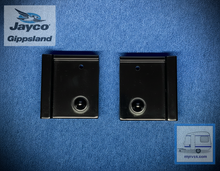 Load image into Gallery viewer, Jayco Camper Door Corner Mould Black Pair
