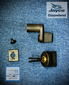 JAYCO Shower Door Lock IMP - BLACK