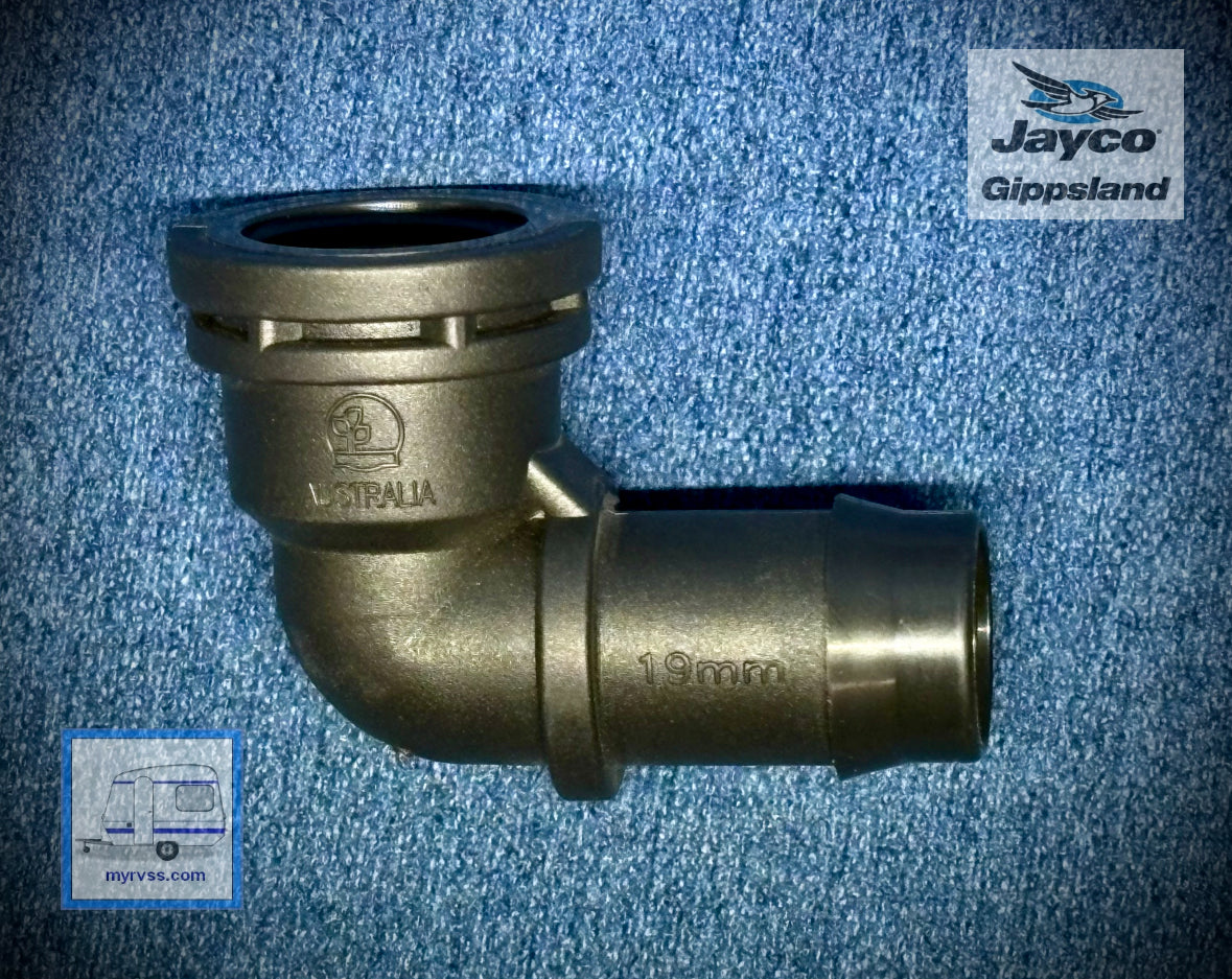 Plastic Elbow 19mm Barb - 1/2