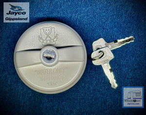 Hume Lockable Water Filler Cap - White