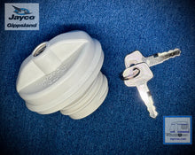 Load image into Gallery viewer, Hume Lockable Water Filler Cap - White

