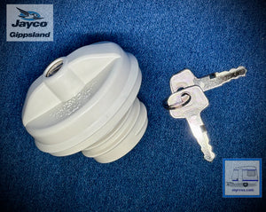 Hume Lockable Water Filler Cap - White