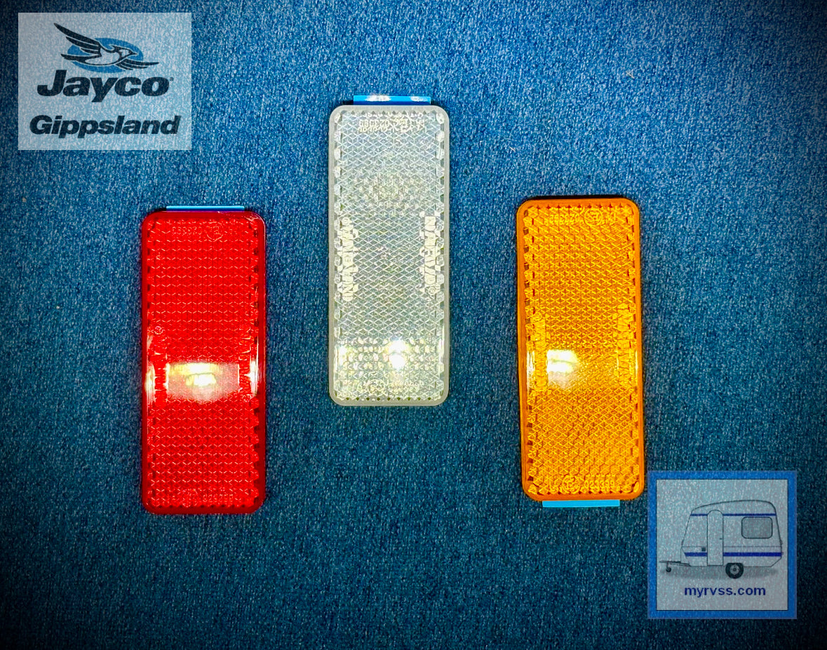 Narva Stick On Reflectors 70 x 28mm – Jayco Gippsland RV SuperStore