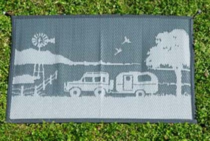 ATRV Door Mat Free Camp Grey/Black