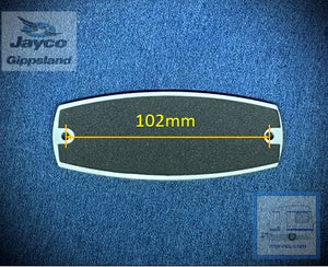 Jayco Silverline Reflector - AMBER **DISCONTINUED**