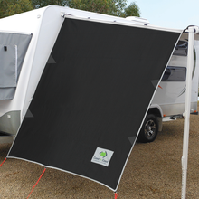 Load image into Gallery viewer, COAST Premium Side Black Sunscreen Suits Full Caravan Awning
