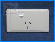 Load image into Gallery viewer, CMS Electrical Single Power Point 240v WHITE
