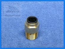 Load image into Gallery viewer, John Guest 12mm Push Fit Straight Connector To 1/2&quot; NPT Brass Fitting
