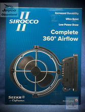 Load image into Gallery viewer, Sirocco II Black 12/24v 7&quot; Fan

