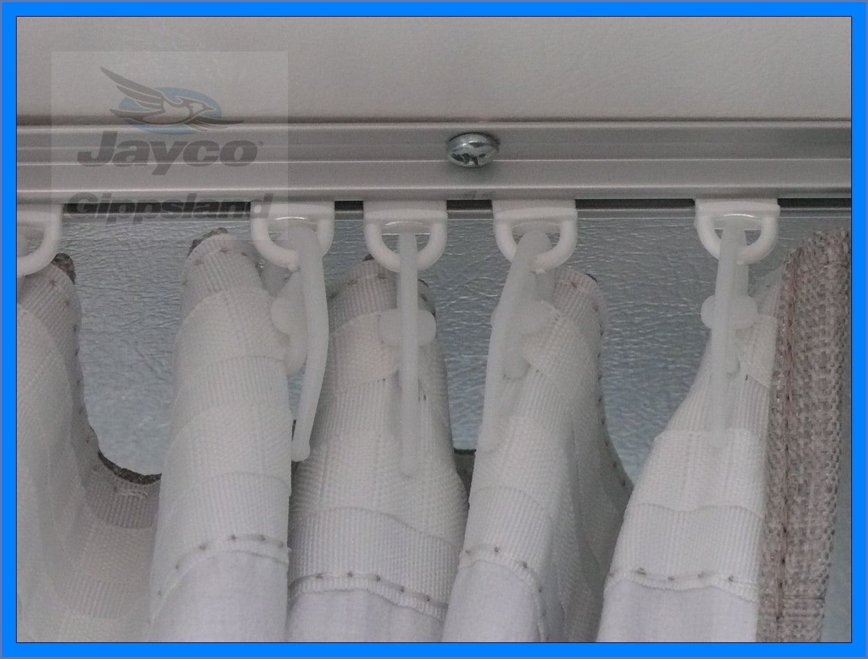 RV Designer A113 Curtain Hooks – 14-Pack, Interior RV Curtain Hardware, New