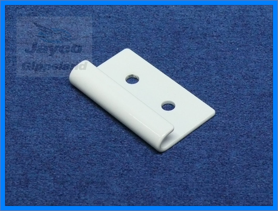 Jayco Poptop Roof Clamp J Clip WHITE Small