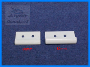 Jayco Poptop Roof Clamp J Clip WHITE Small