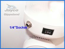 Load image into Gallery viewer, Jayco Fan Light for Camper Beds 12v
