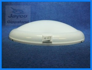 TWO - WHITEVISION Oyster Caravan Ceiling LED Lights 10" 250mm 12/24v