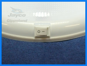 ONE - WHITEVISION Oyster Caravan Ceiling LED Light 10" 250mm 12/24v