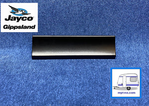 Jayco Cupboard Drawer Handles Alloy BLACK (4 pack)