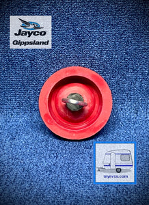 Jayco red Sink Plug 25mm